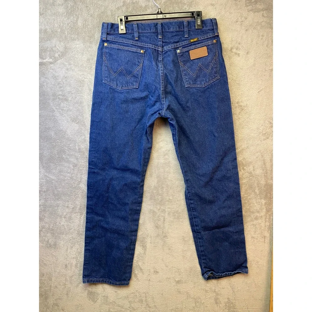 Wrangler 13MWZPW Cowboy Cut Original Fit Indigo Jeans Mens 34 x 32